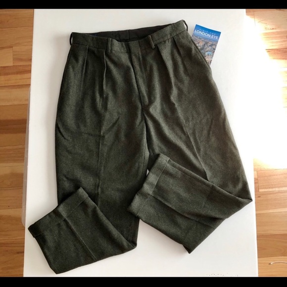 Polo by Ralph Lauren 100% Wool Olive Pants - Picture 4 of 4